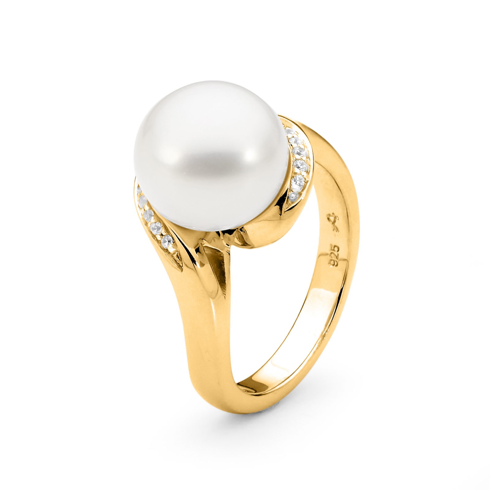 Halo Wrap Around Pearl Ring - Allure South Sea Pearls