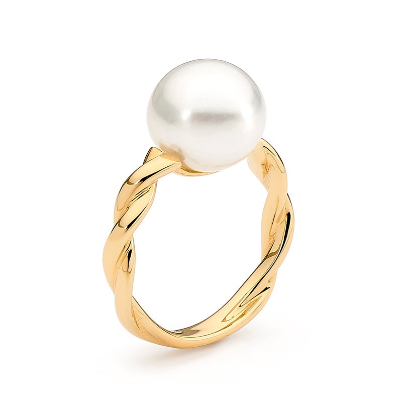 Twisted Pearl Ring - Allure South Sea Pearls