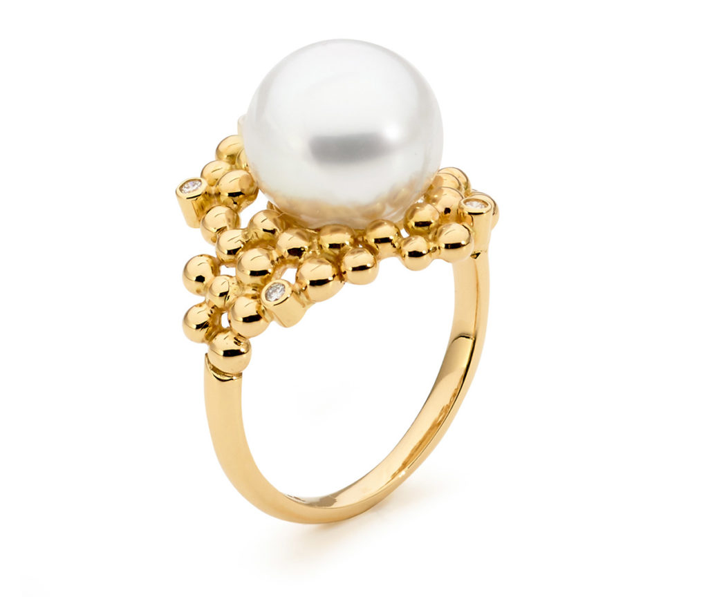 Allure South Sea Pearls-Upon-Low-Tide-yellow-gold-pearl-and-diamond-ring copy