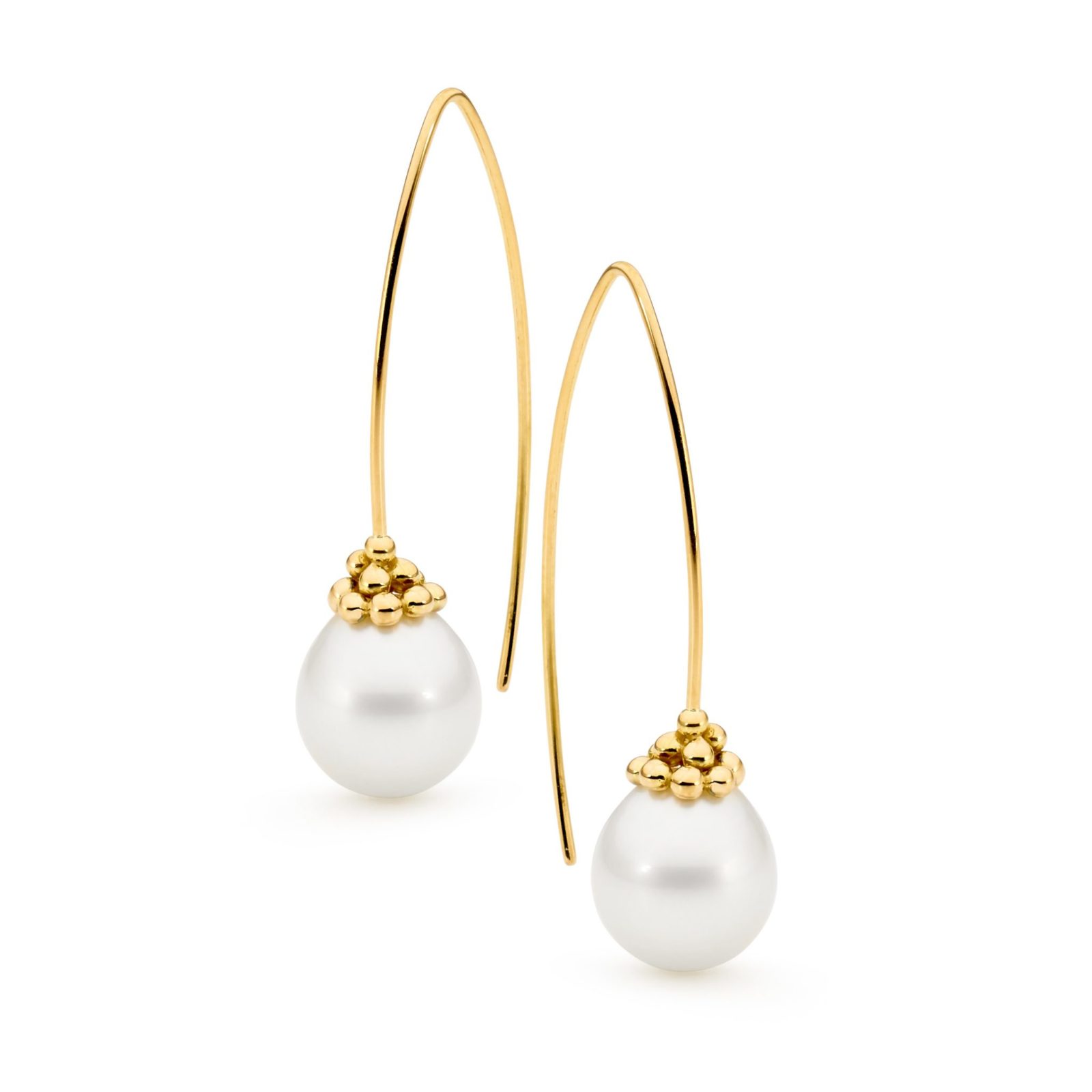 Pearl Studs | Gold Plated on Sterling Silver | Freshwater Pearls