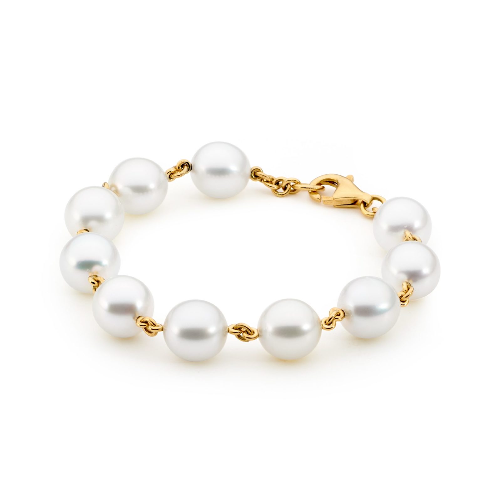 Gorgeous Champagne Pearl Bracelet - Artissimo