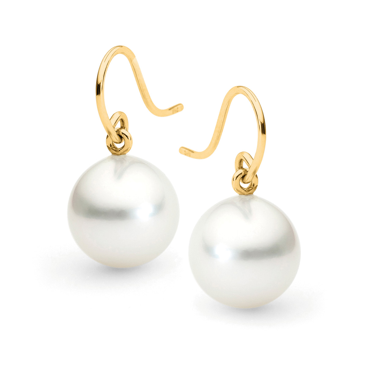 Fine French Hook Articulated Pearl Earrings - Allure South Sea Pearls