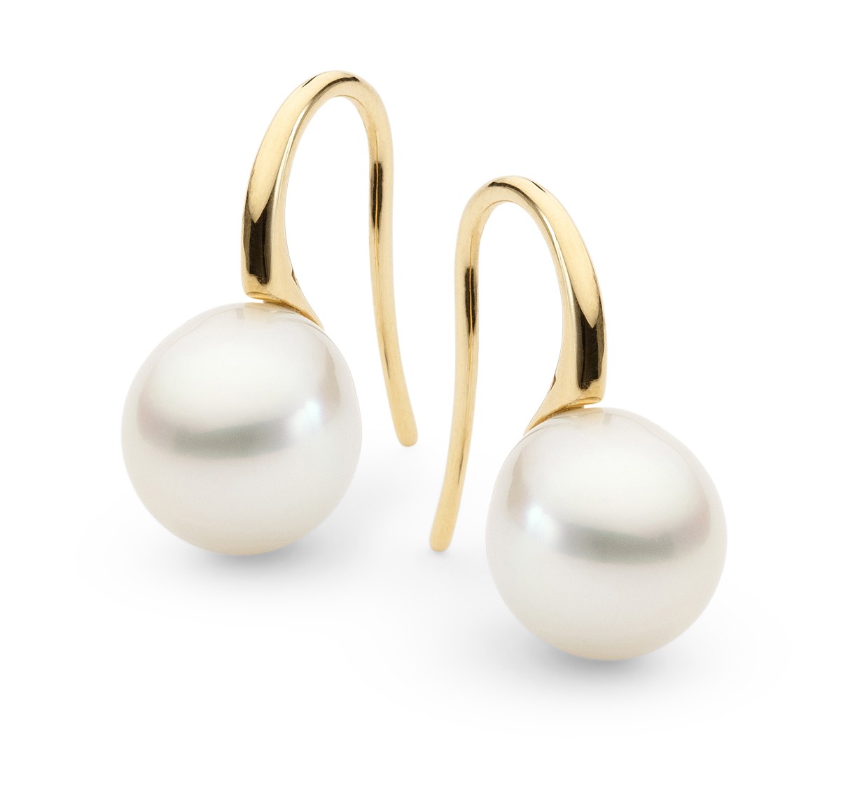 Fixed Short French Hook Pearl Earrings - Allure South Sea Pearls