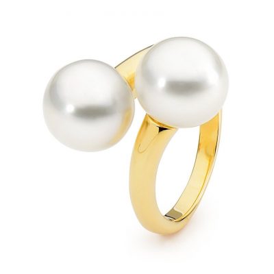 Double Pearl Ring - Allure South Sea Pearls