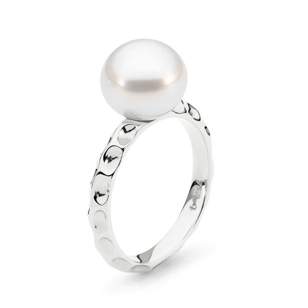 Faceted Pearl Ring - Allure South Sea Pearls