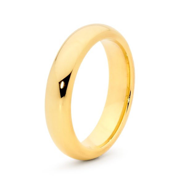 Mens Bellini Yellow Gold Ring