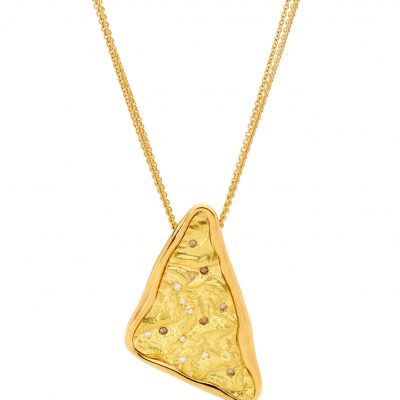 Gold Argyle Diamond Pendant