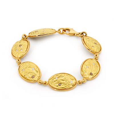 Gold Token Bracelet