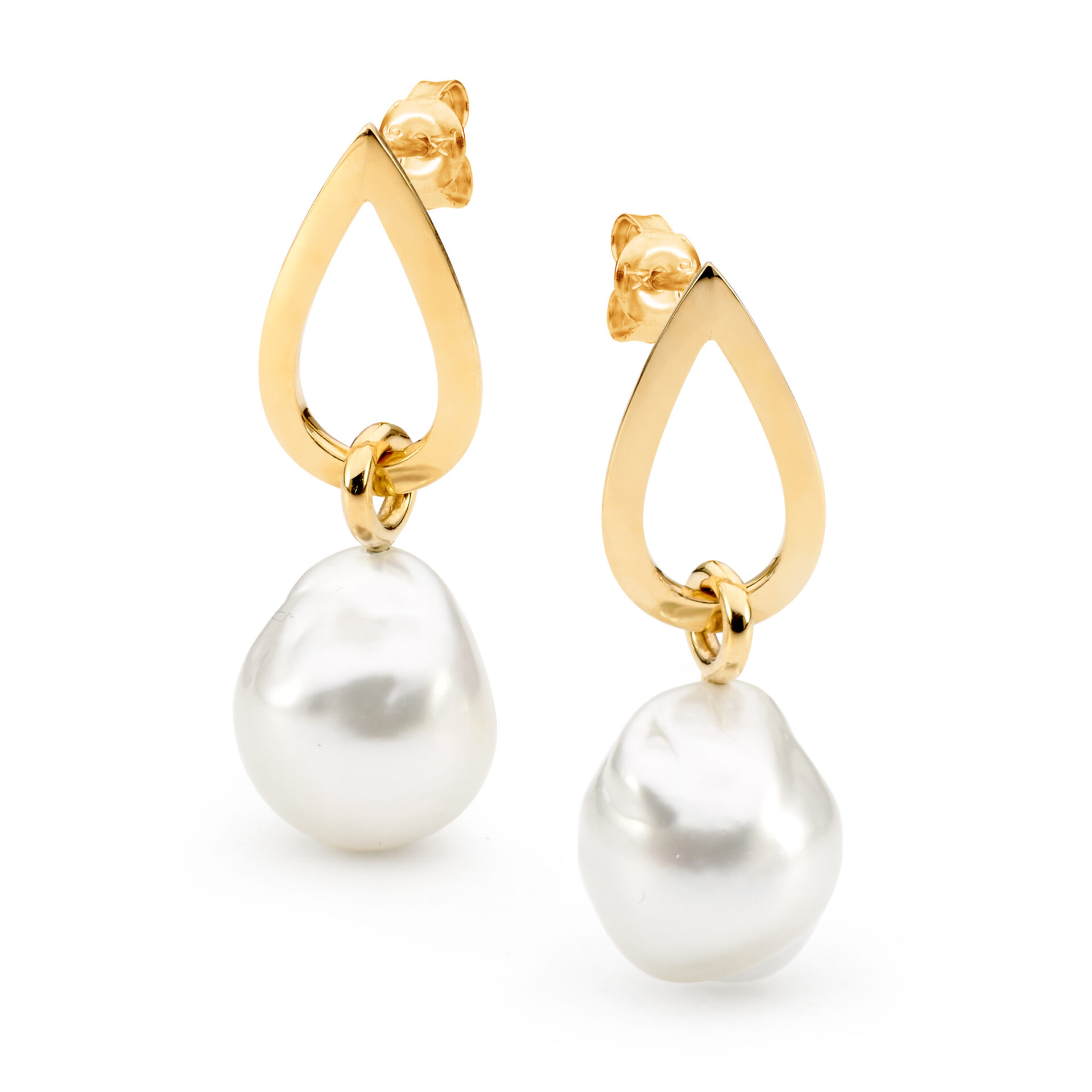 Sky Pearl Drop Earrings - Allure South Sea Pearls