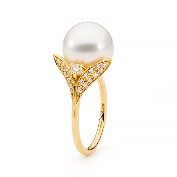 Diamond Tropical Summer Ring - Allure South Sea Pearls