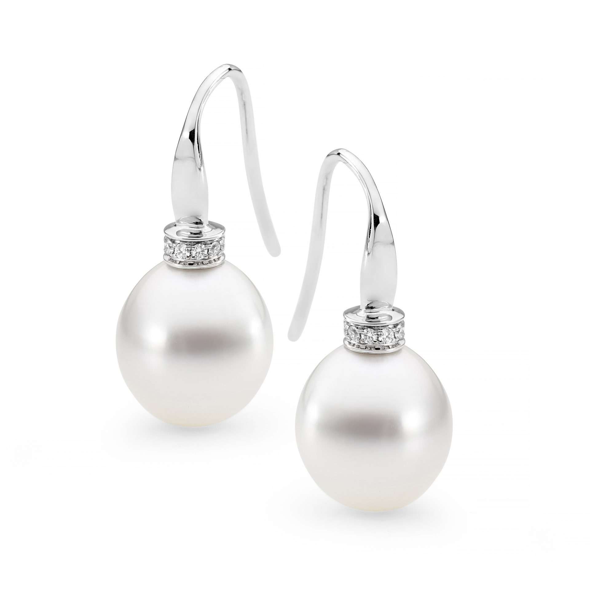 thumbnail interactive-video image 1 of Real 14K White Gold French Ear Wire Hooks With Round Ball End – Pair, Made In USA 1 of 4
