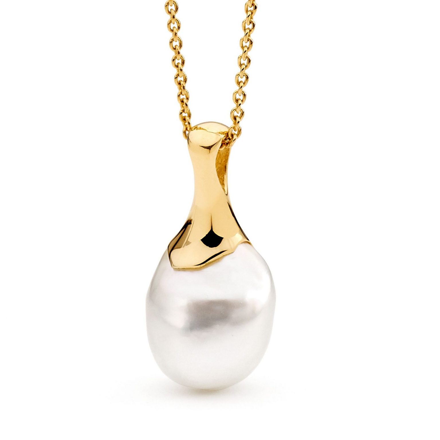 Organic Baroque Pearl Pendant Allure South Sea Pearls