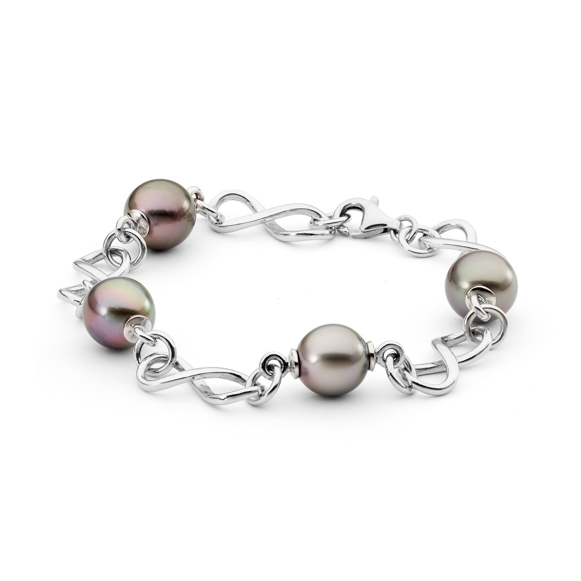 Tahitian Infinity Link Bracelet - Allure South Sea Pearls