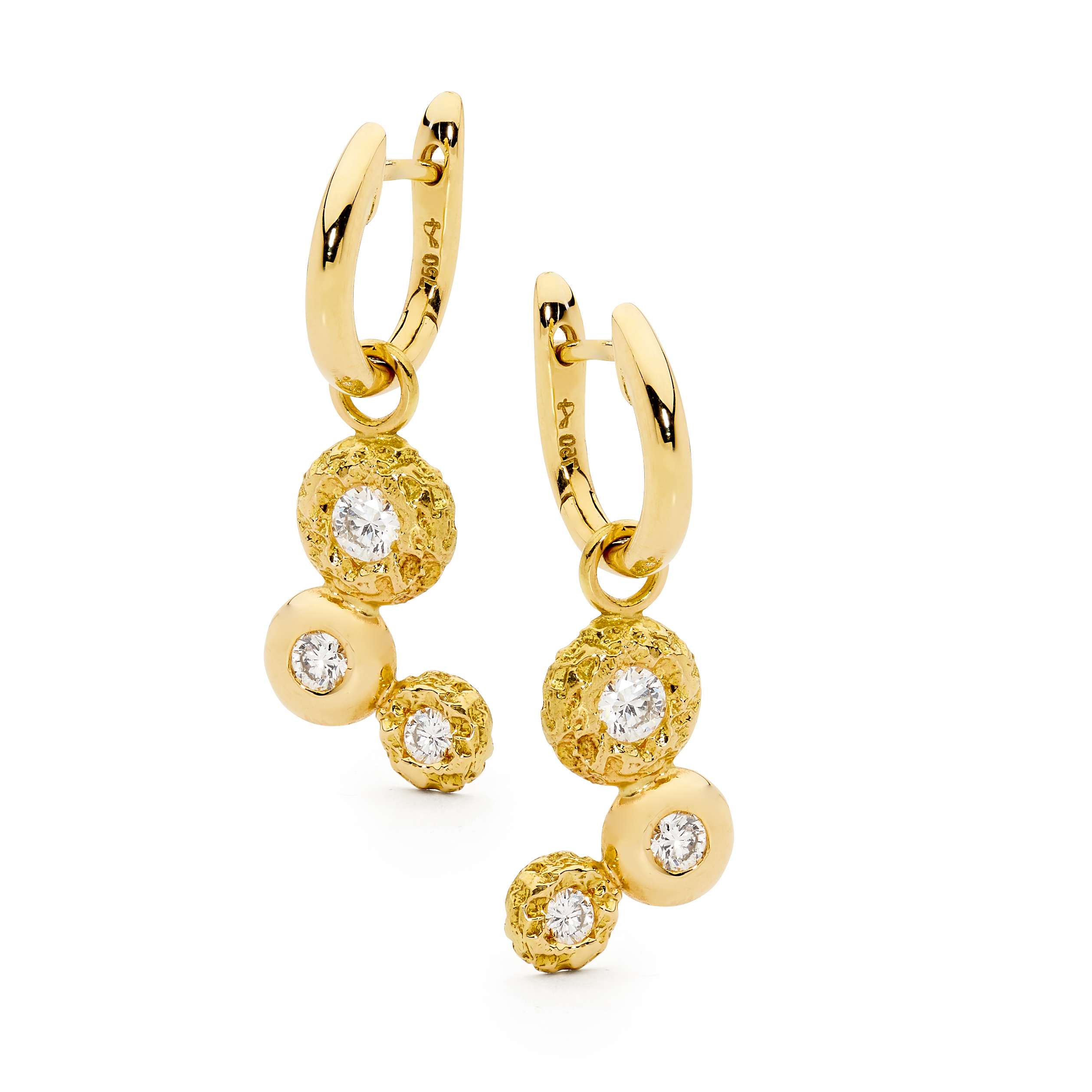 Canal Rocks Diamond Earrings