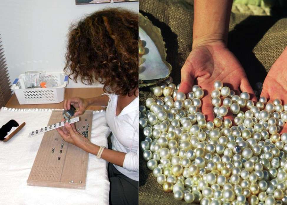 grading pearls process